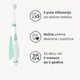 Nuvita Sonic Clean&Care električna četkica za bebe i decu Nuvita Baby